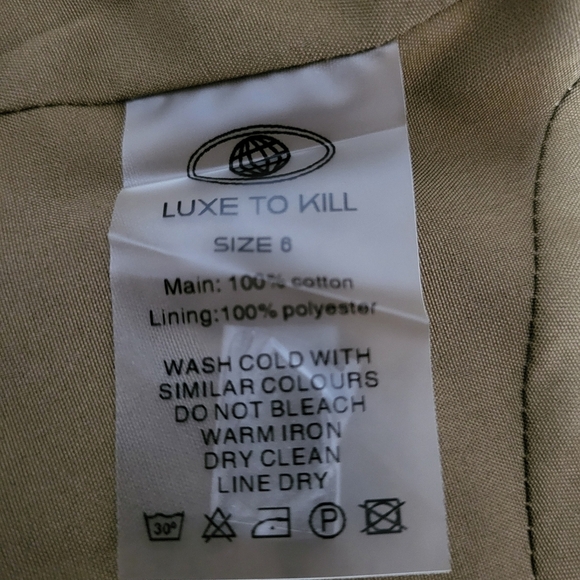 Luxe To Kill Brown Acid Wash Corset Top Size 6 NWT - Picture 5 of 7